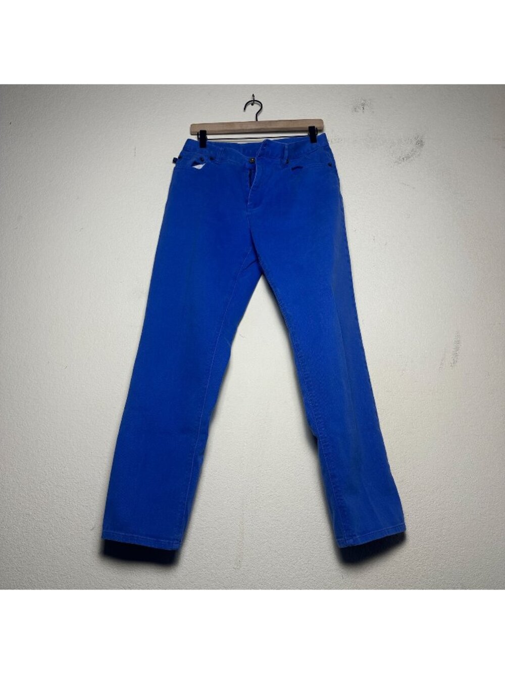 Ralph Lauren Jeans Co Women 8 Denim Jean Blue Pants Retro Casual Slim Straight